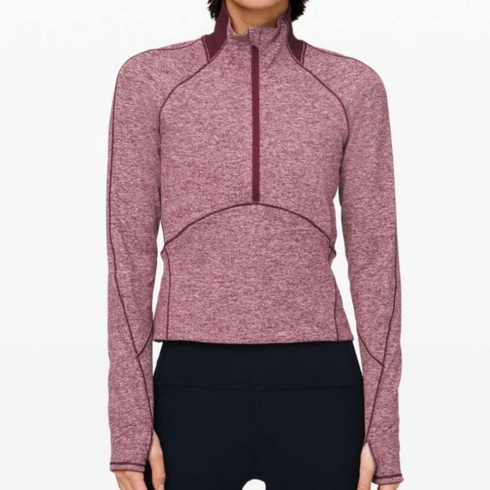 Lululemon always alert quarter zip purple